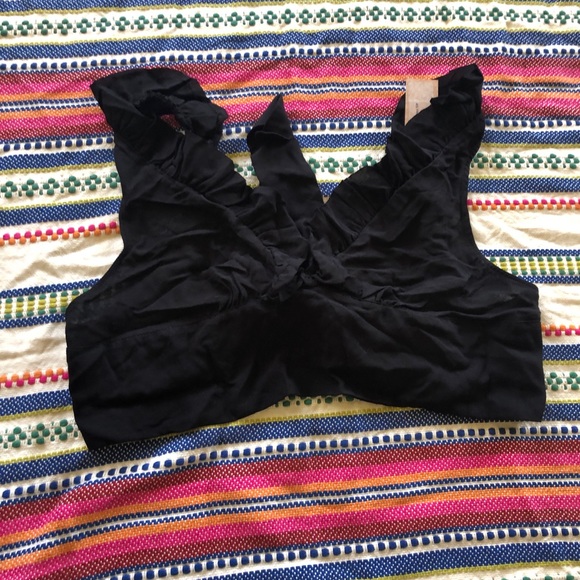 Only hearts ruffle bra top, sz m, NWT - Picture 2 of 8